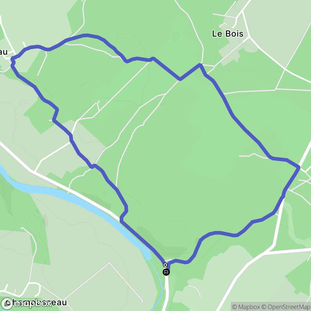 Mérigny: routekaart voor buitenactiviteiten - France