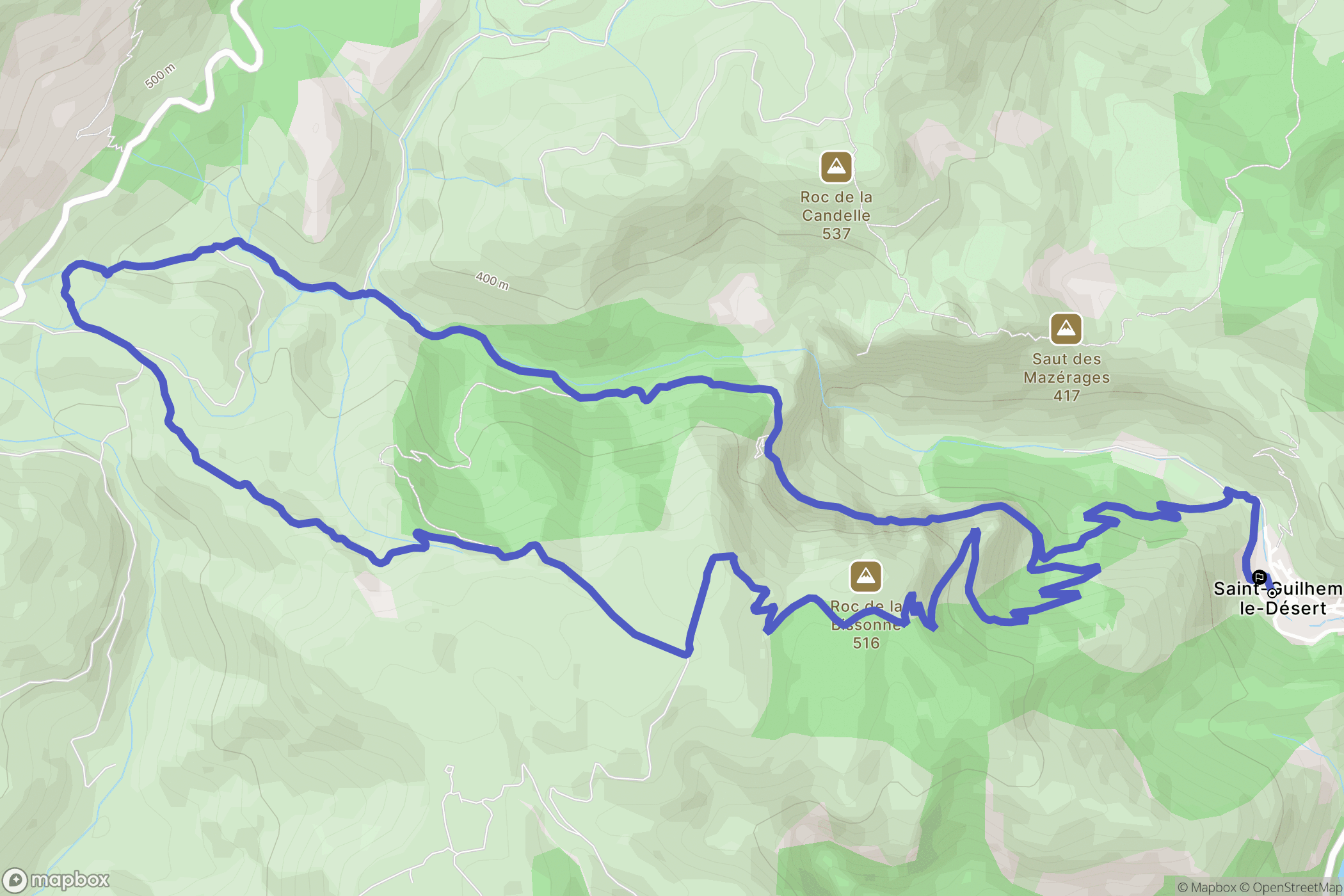 Saint-Guilhem-le-Désert: routekaart voor buitenactiviteiten - France
