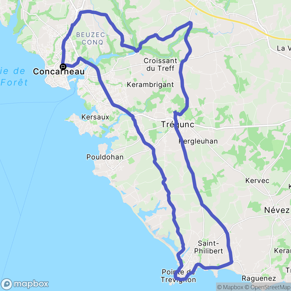 Concarneau: routekaart voor buitenactiviteiten - France