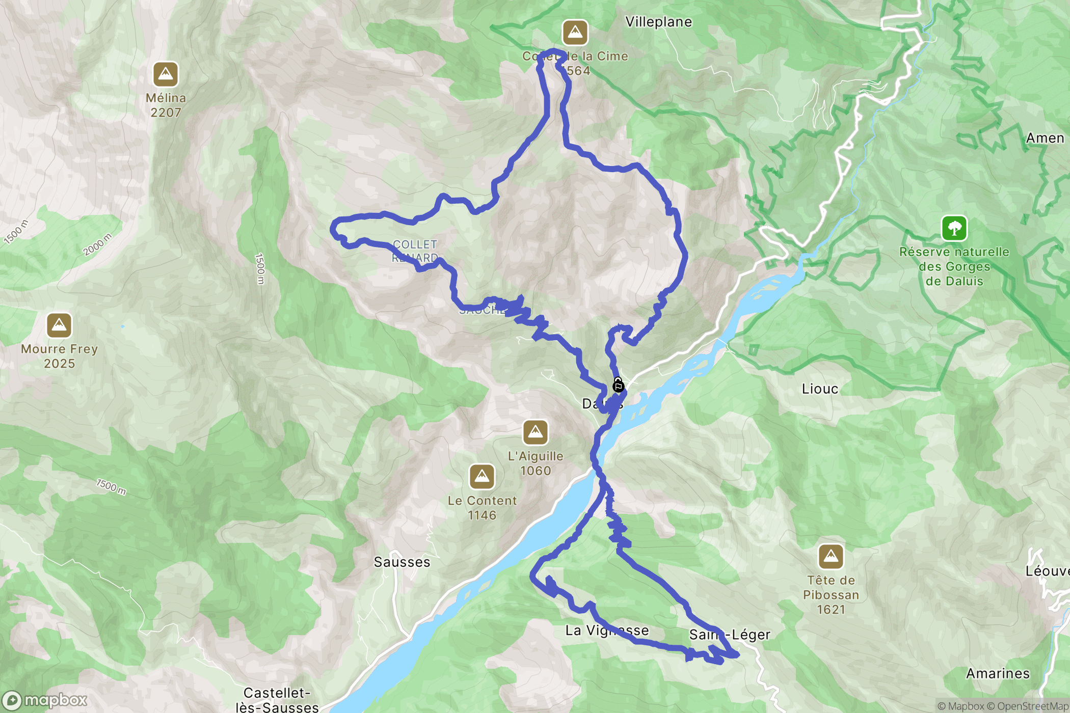 Daluis: routekaart voor buitenactiviteiten - France