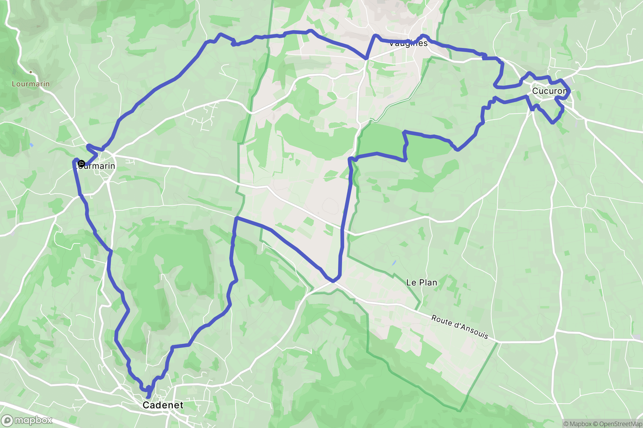 Lourmarin: routekaart voor buitenactiviteiten - France