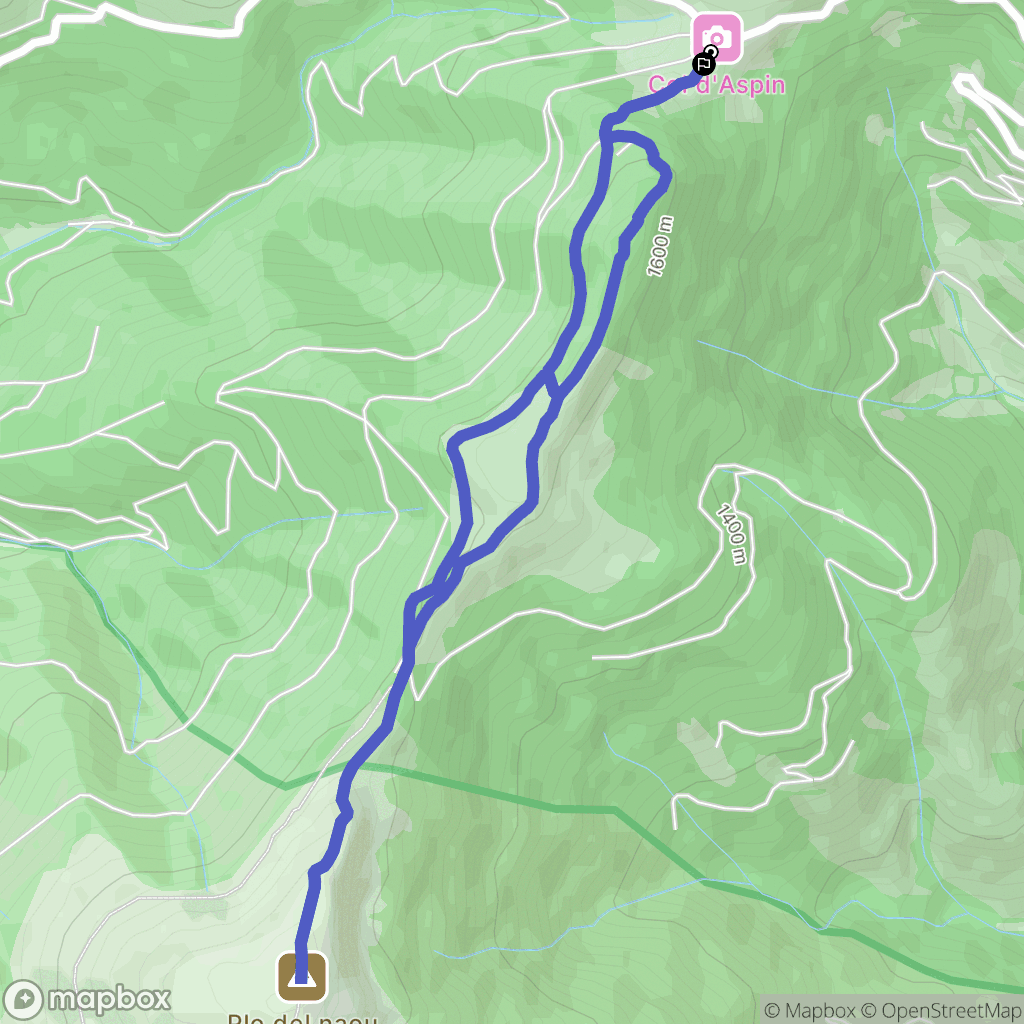 Campan-Payolle: routekaart voor buitenactiviteiten - France