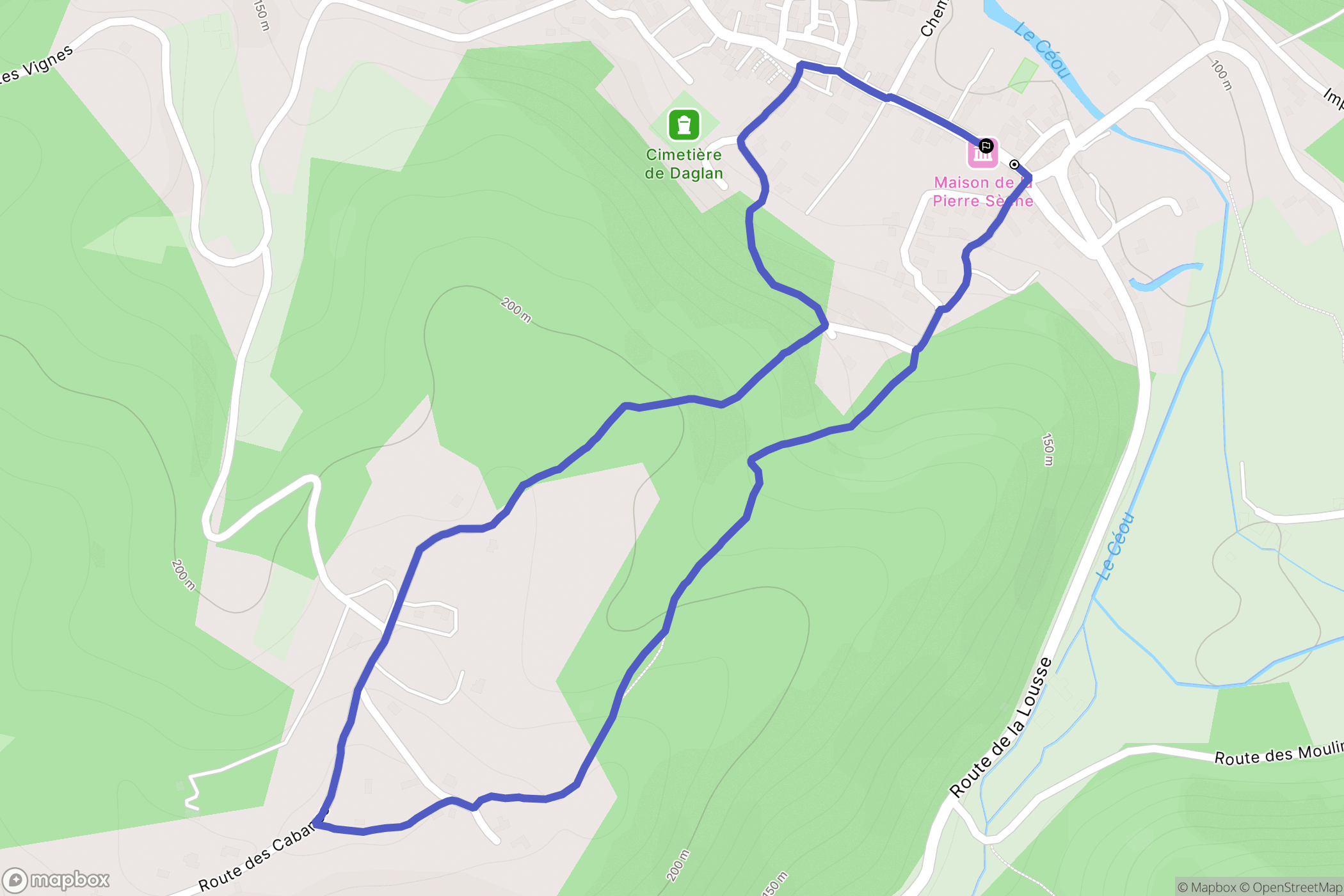 Daglan: routekaart voor buitenactiviteiten - France