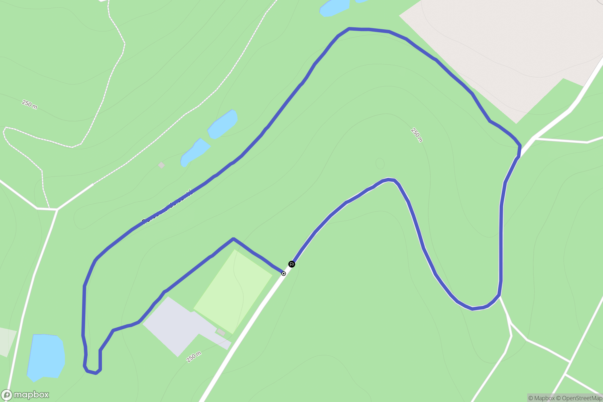 Gernelle : carte du parcours de randonnée - France