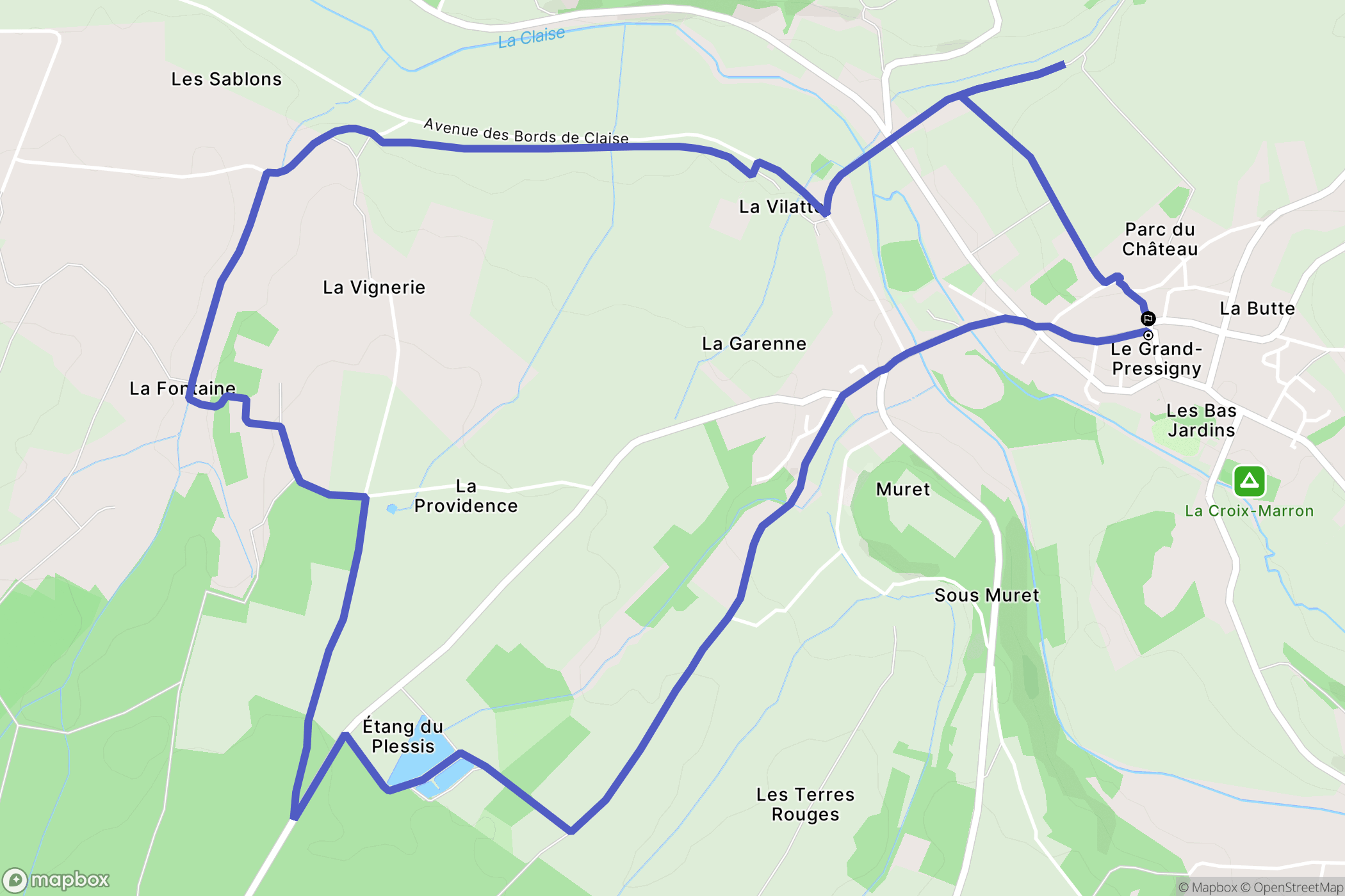 Le Grand-Pressigny: routekaart voor buitenactiviteiten - France
