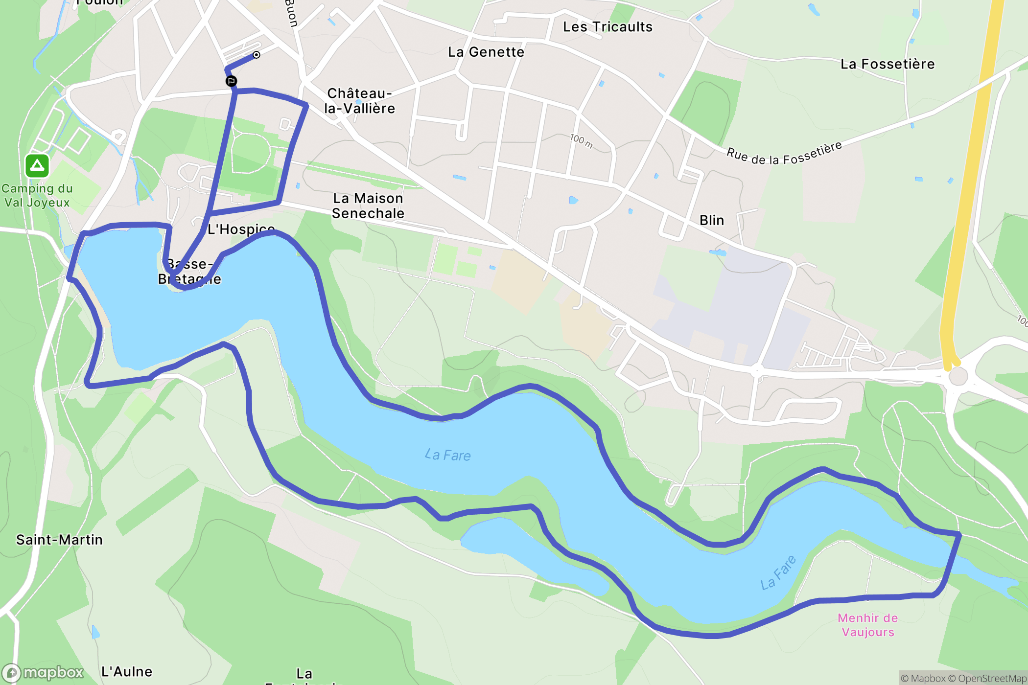 Château-la-Vallière: routekaart voor buitenactiviteiten - France