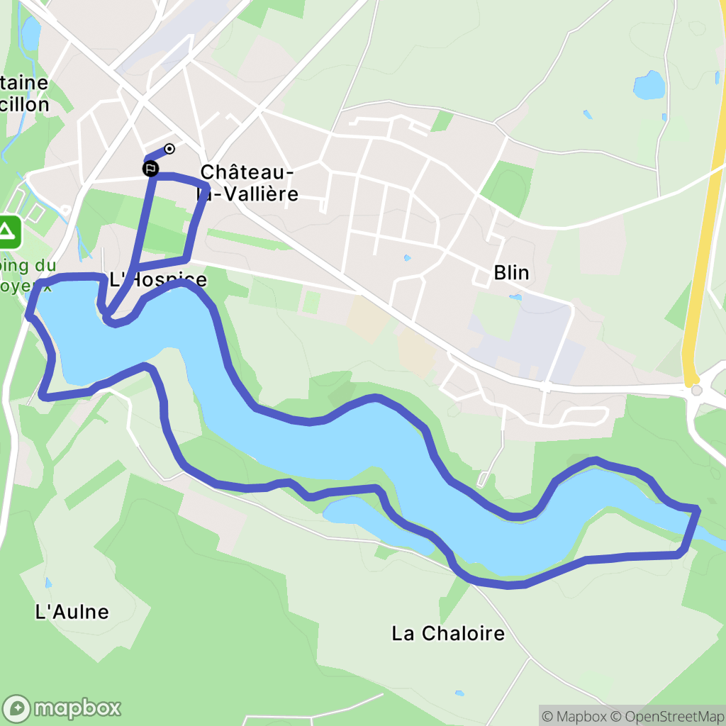 Château-la-Vallière: routekaart voor buitenactiviteiten - France