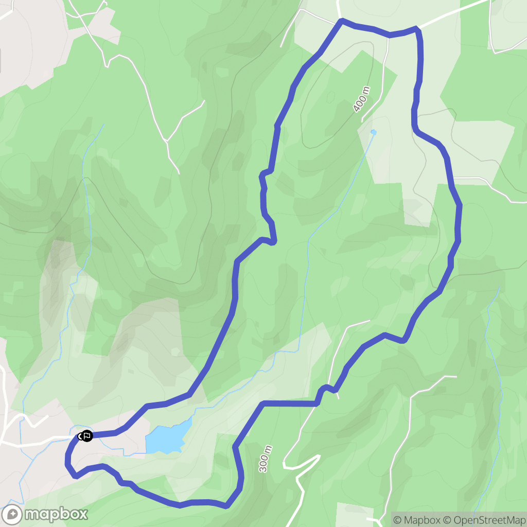 Roynac : carte du parcours de randonnée - France