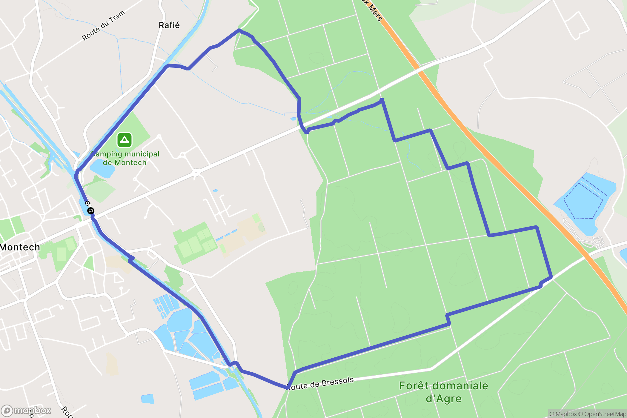 Montech: routekaart voor buitenactiviteiten - France