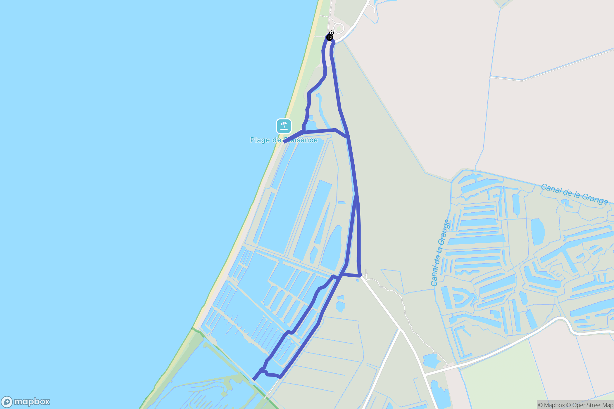 Saint-Froult : carte du parcours de randonnée - France