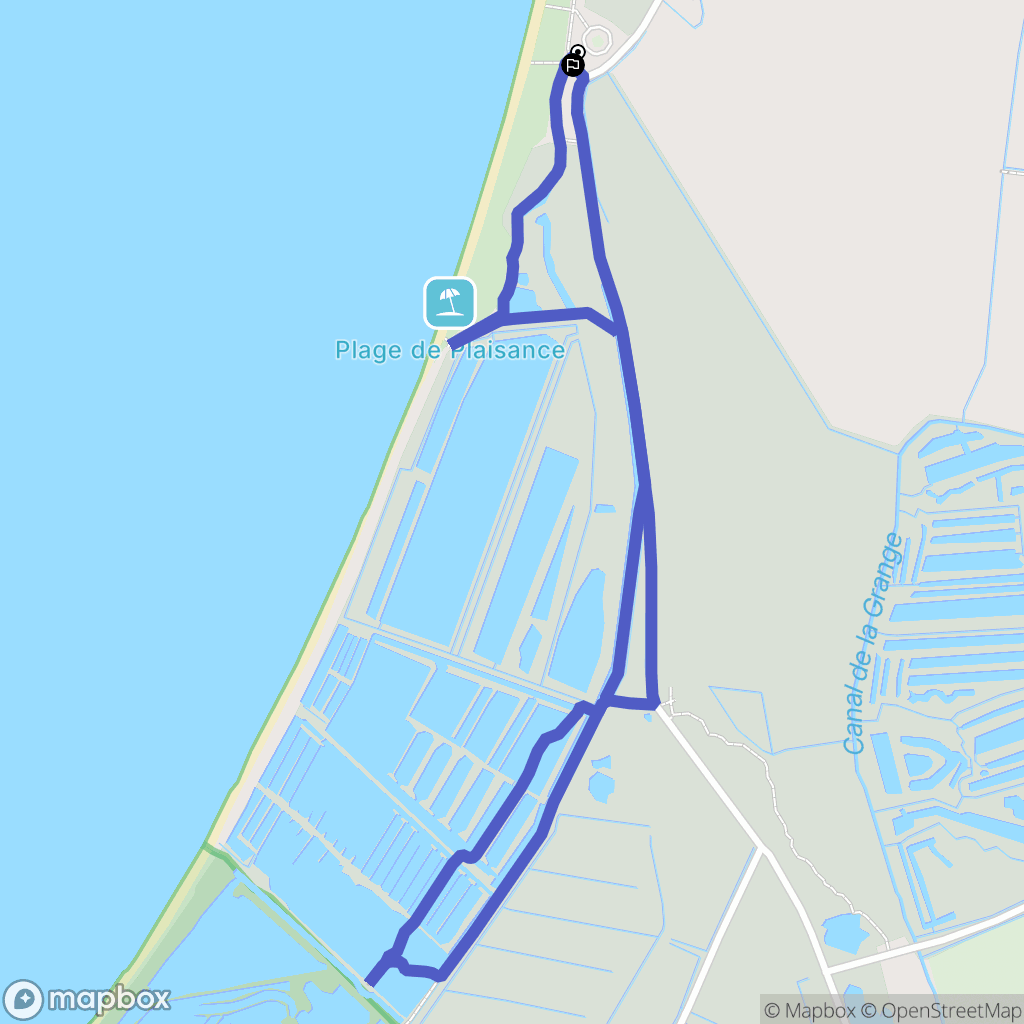 Saint-Froult : carte du parcours de randonnée - France