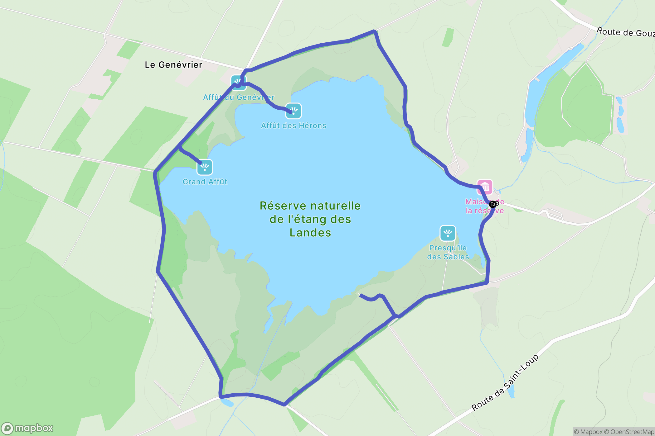 Lussat: routekaart voor buitenactiviteiten - France