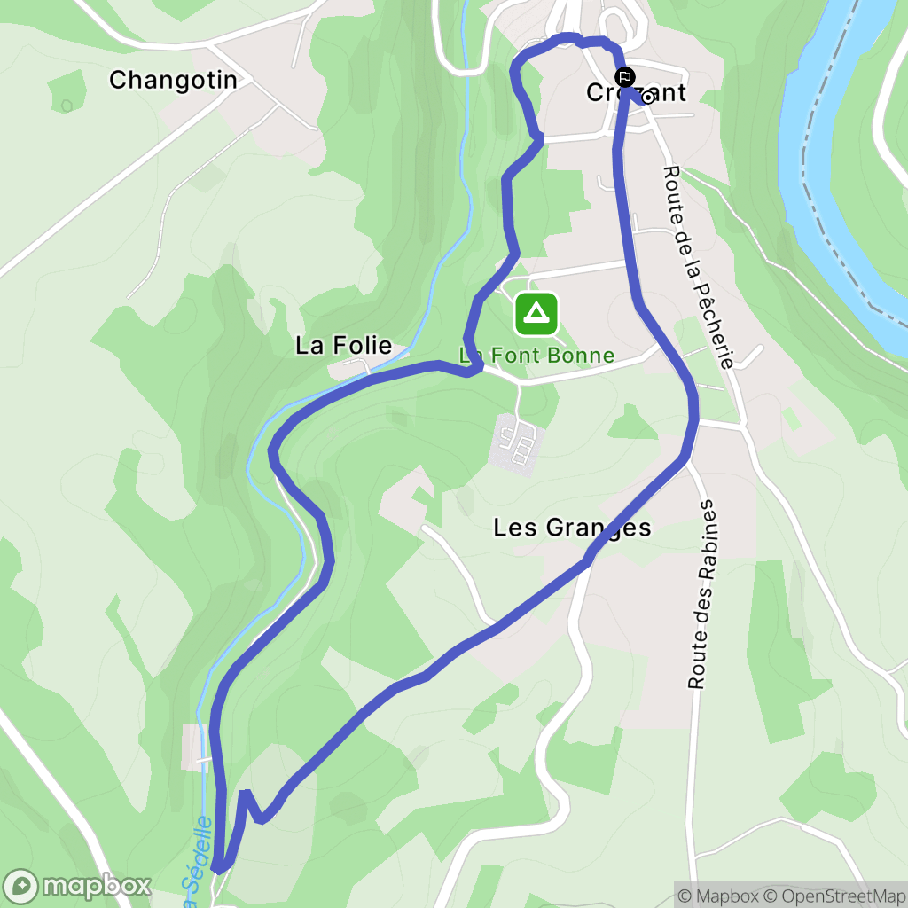 Crozant: routekaart voor buitenactiviteiten - France