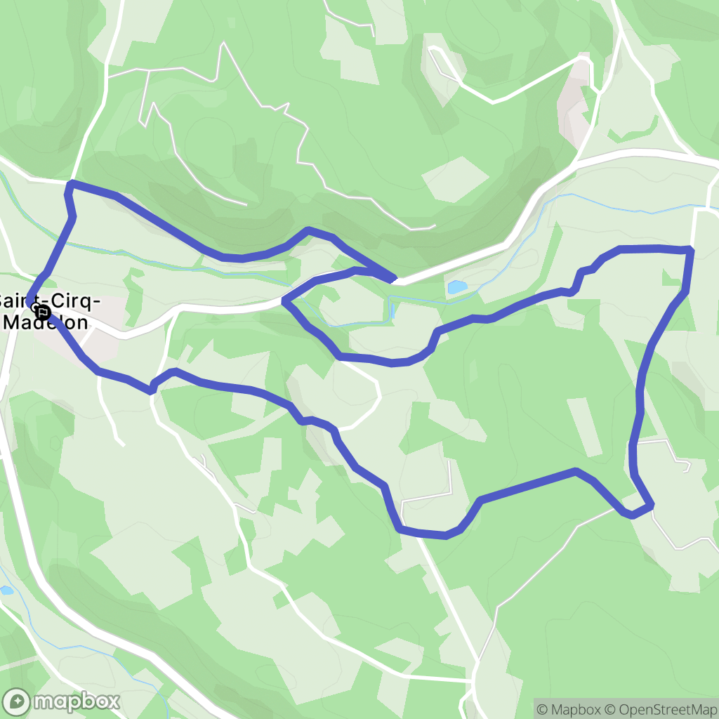 Saint-Cirq-Madelon: routekaart voor buitenactiviteiten - France