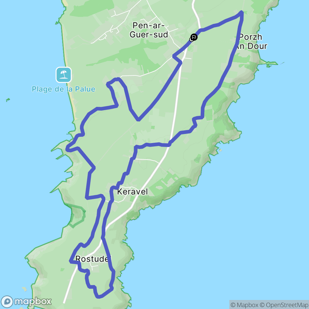 Crozon: routekaart voor buitenactiviteiten - France
