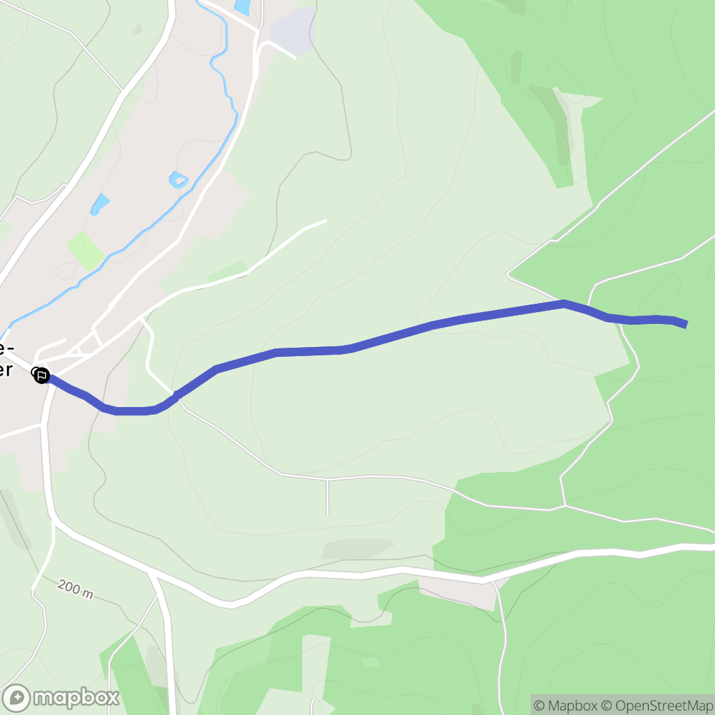 Thin-le-Moutier : carte du parcours de randonnée - France