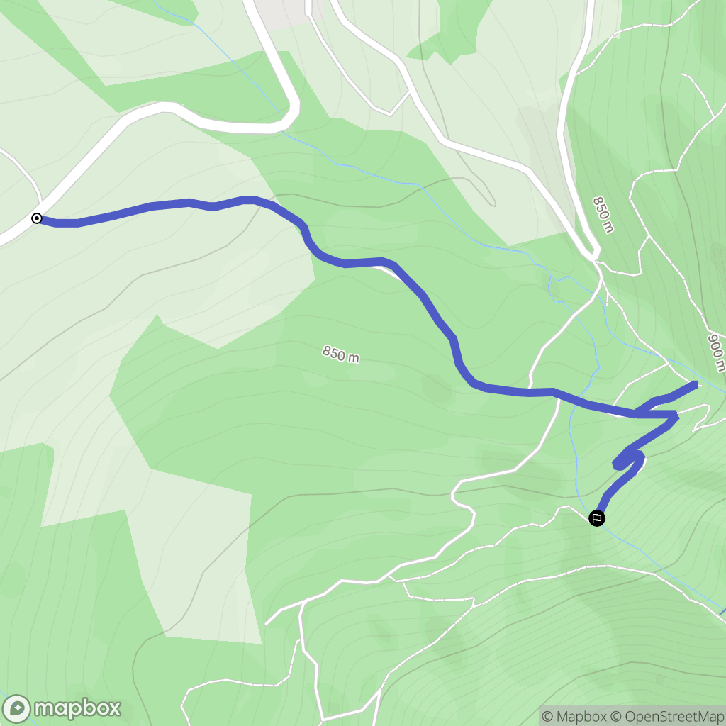 Villaz : carte du parcours de randonnée - France