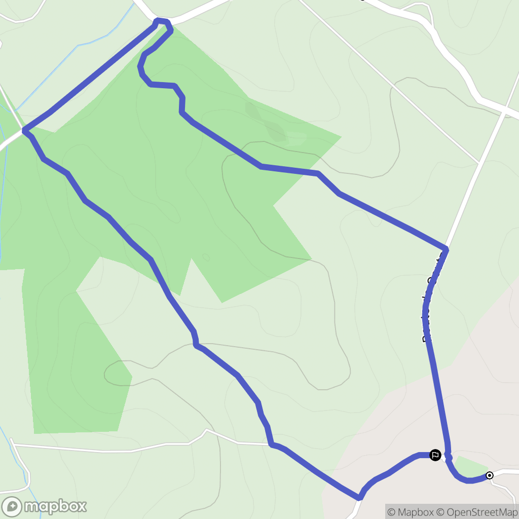 Cocumont : carte du parcours de randonnée - France