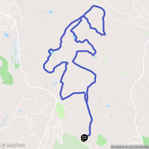 Puget-sur-Argens : carte du parcours de randonnée - France