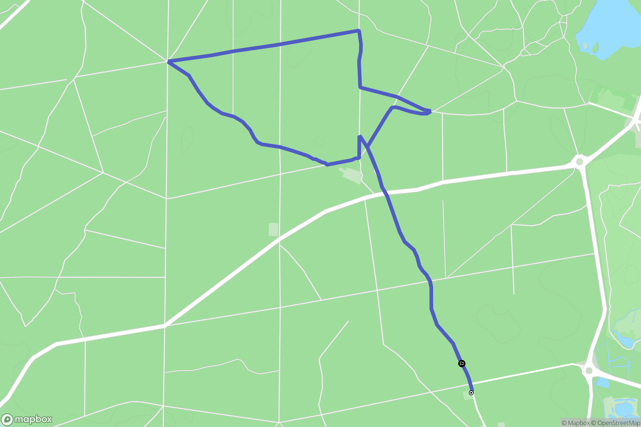 Ver-sur-Launette : carte du parcours de randonnée - France