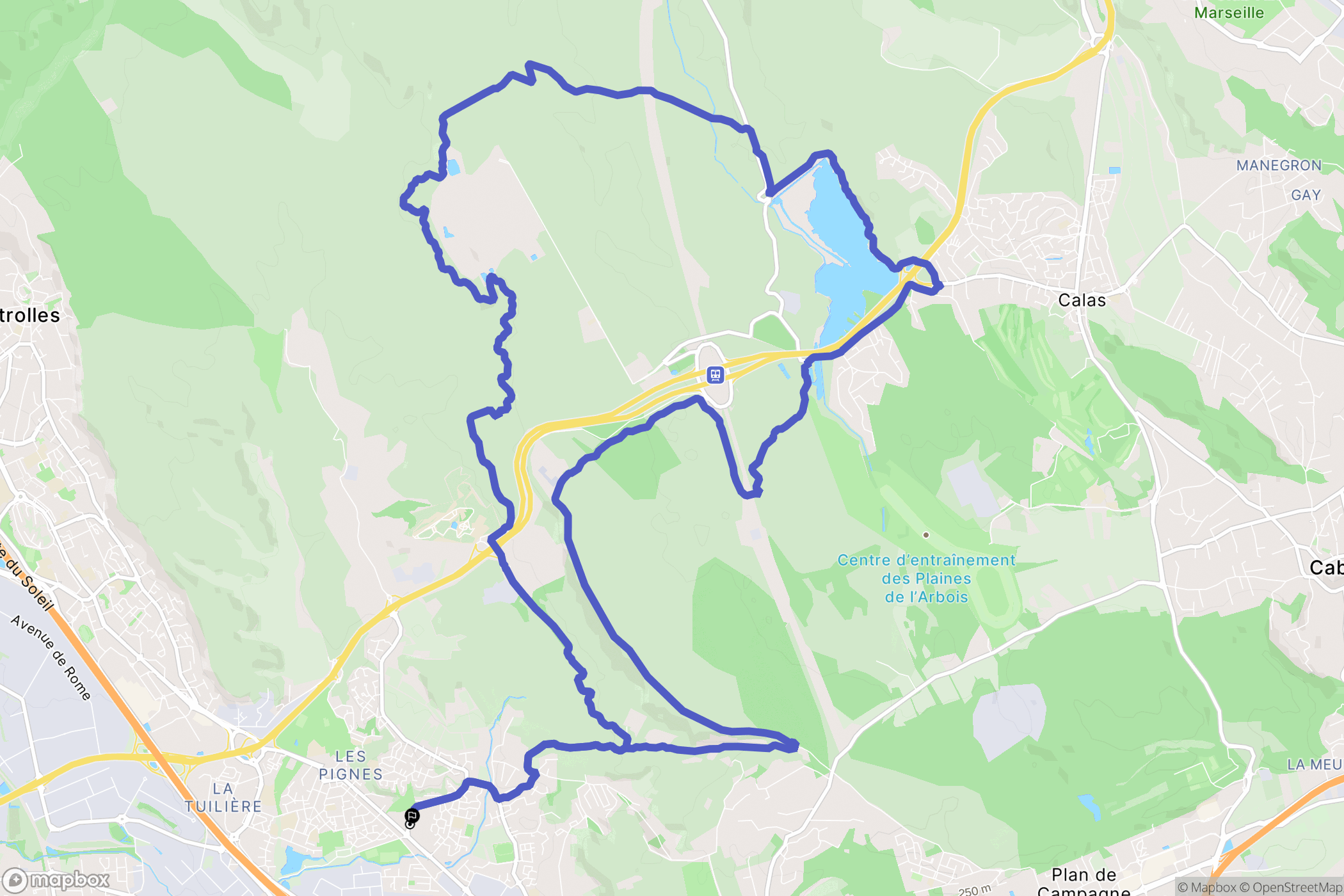 Vitrolles: routekaart voor buitenactiviteiten - France