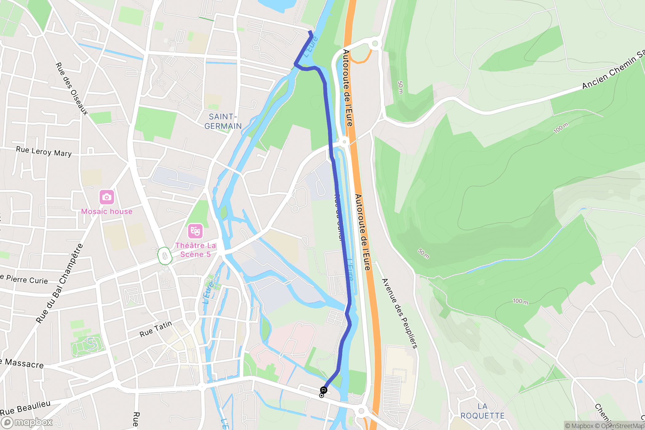 Louviers: routekaart voor buitenactiviteiten - France