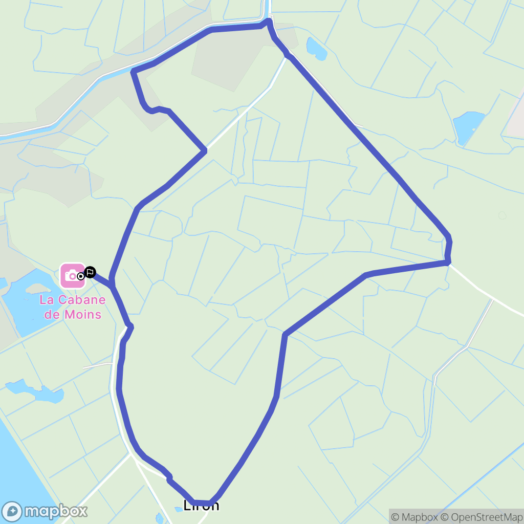 Breuil-Magné : carte du parcours de randonnée - France