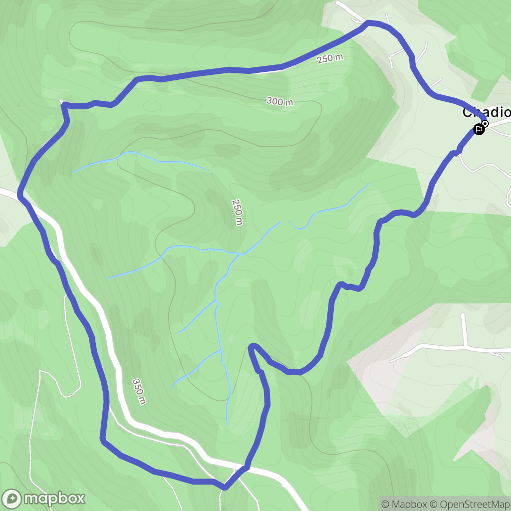 Argentat-sur-Dordogne : carte du parcours de randonnée - France