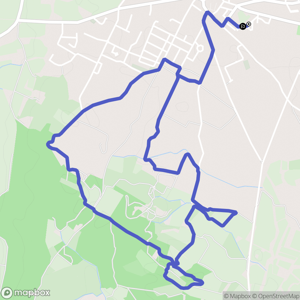 Bassan : carte du parcours de randonnée - France