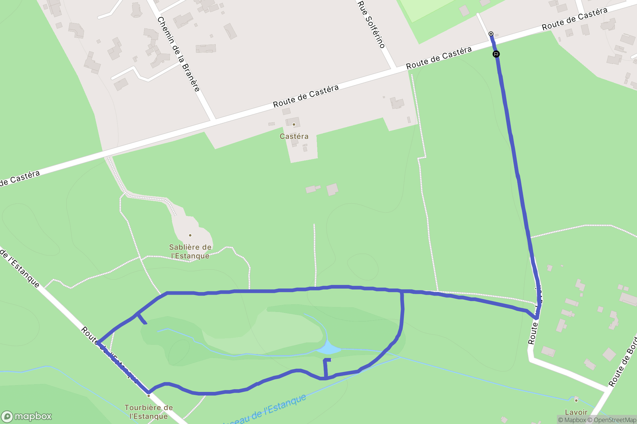Mées : carte du parcours de randonnée - France