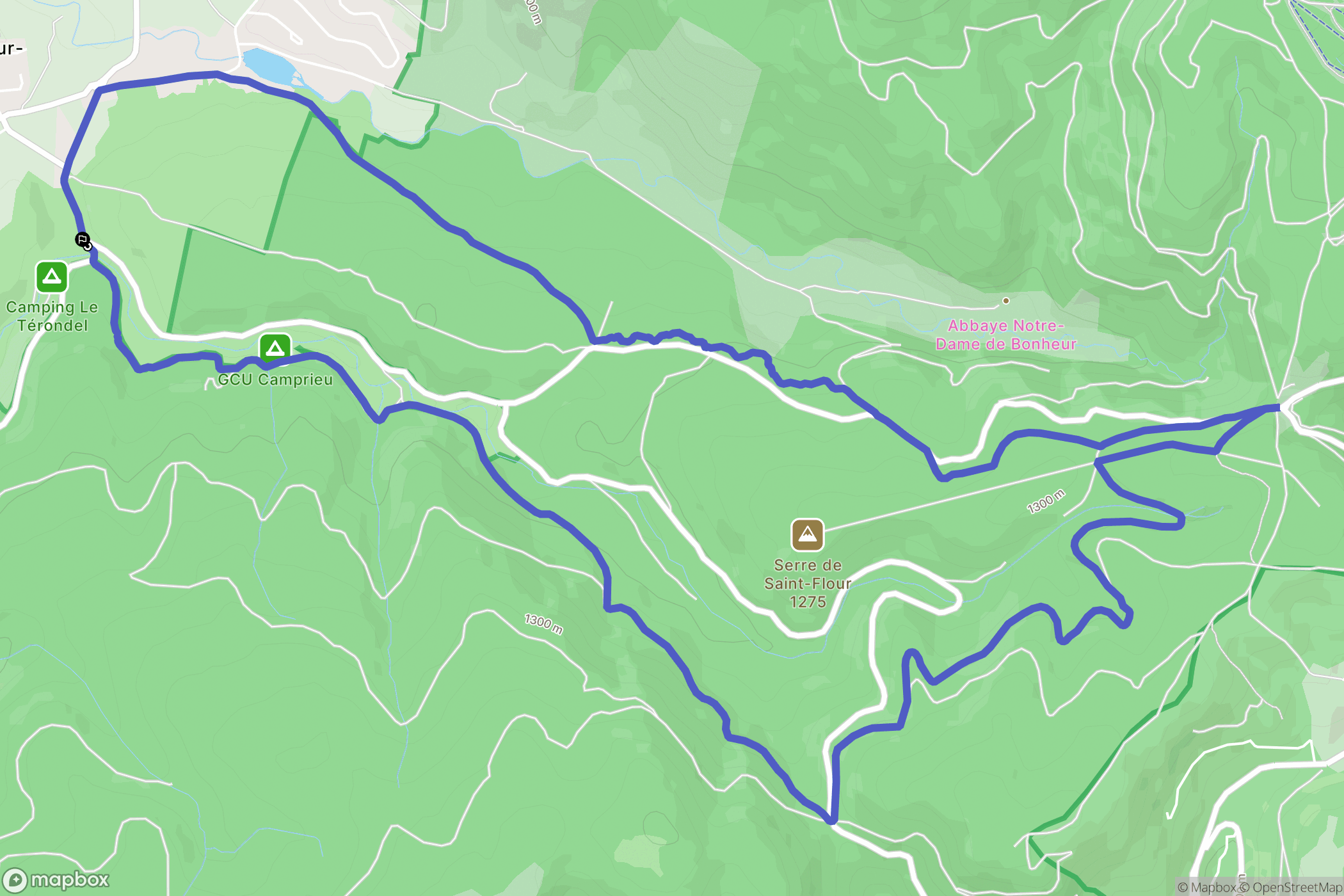 Saint-Sauveur-Camprieu: routekaart voor buitenactiviteiten - France