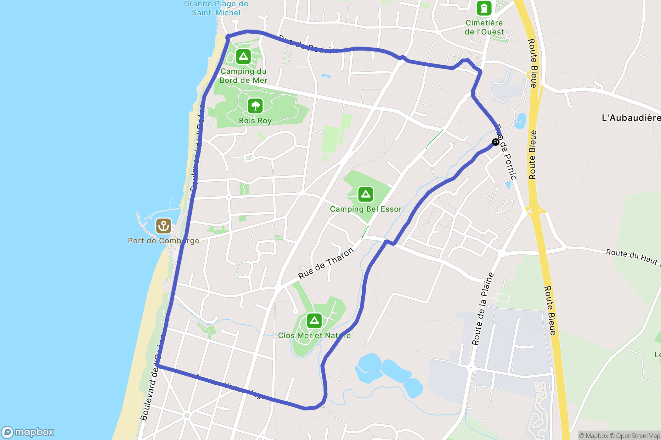 Saint-Michel-Chef-Chef: routekaart voor buitenactiviteiten - France