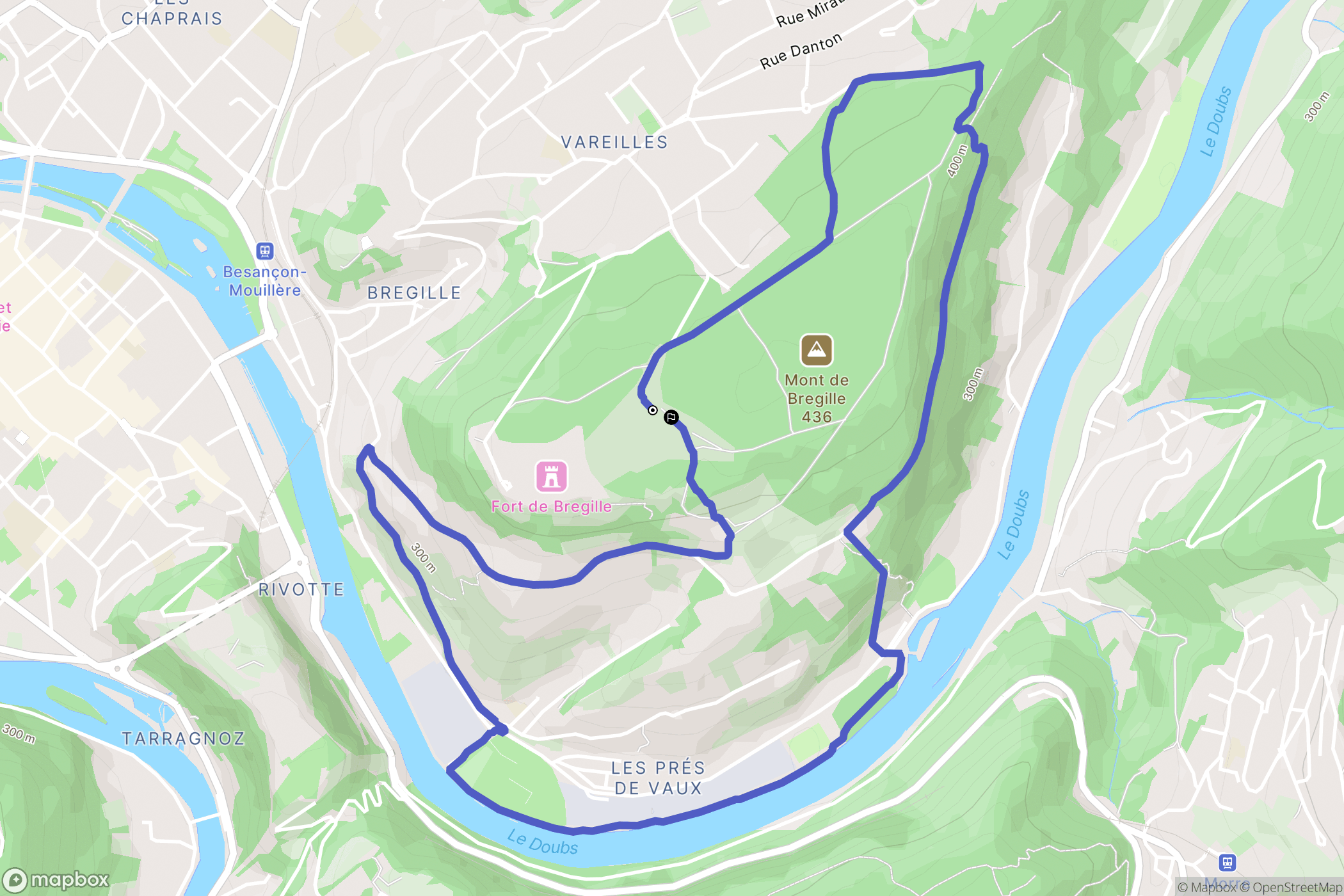 Besançon: routekaart voor buitenactiviteiten - France