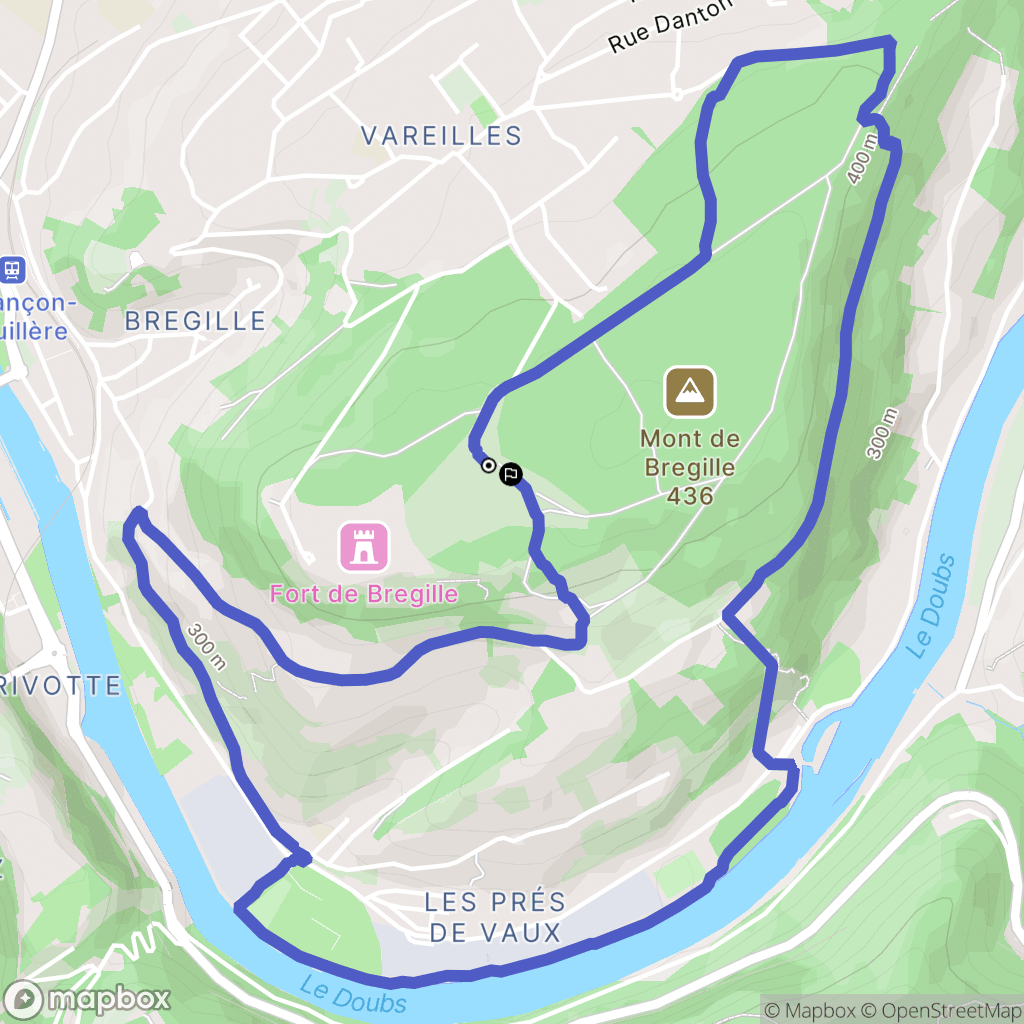 Besançon: routekaart voor buitenactiviteiten - France