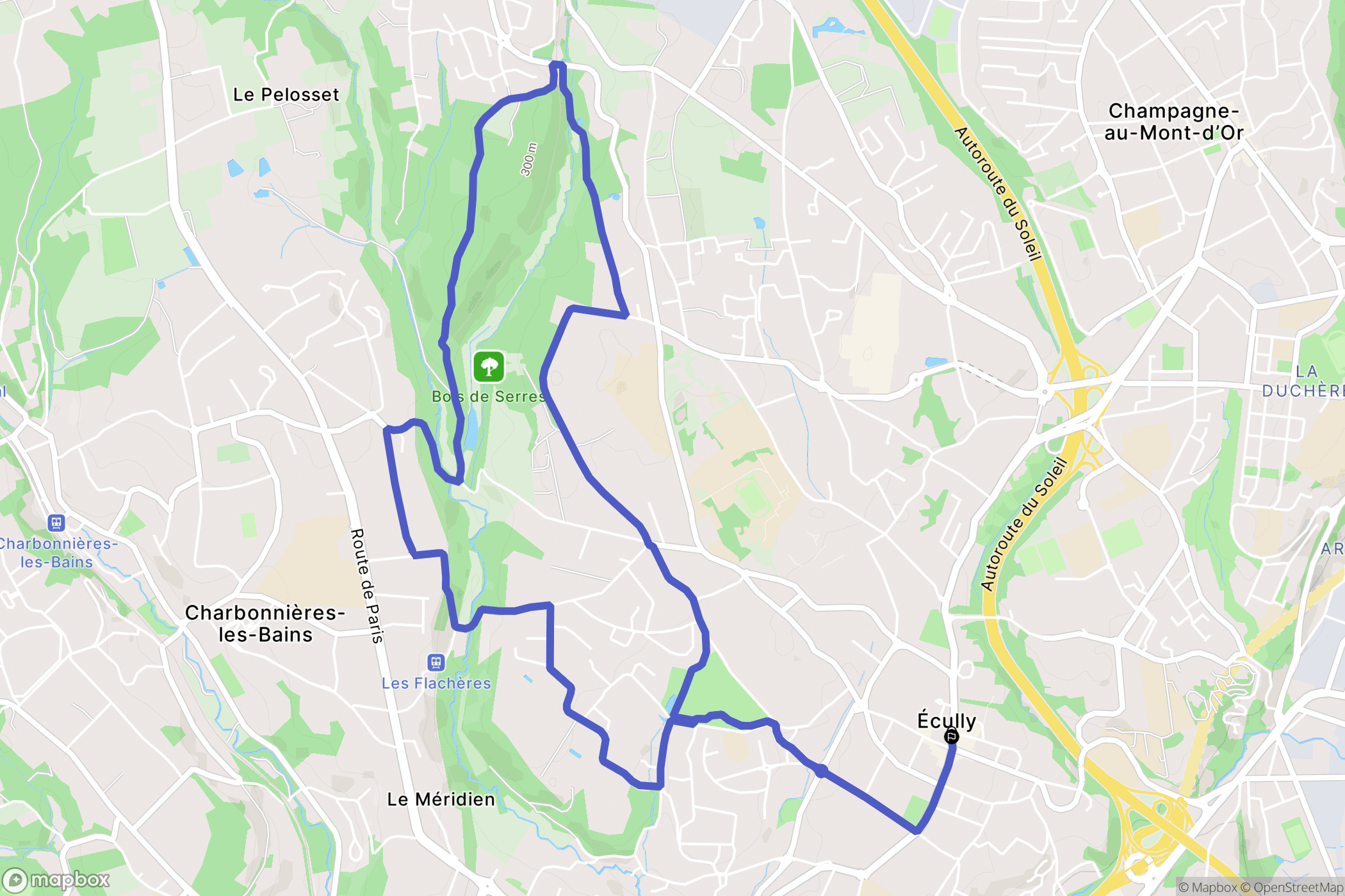 Ecully: routekaart voor buitenactiviteiten - France