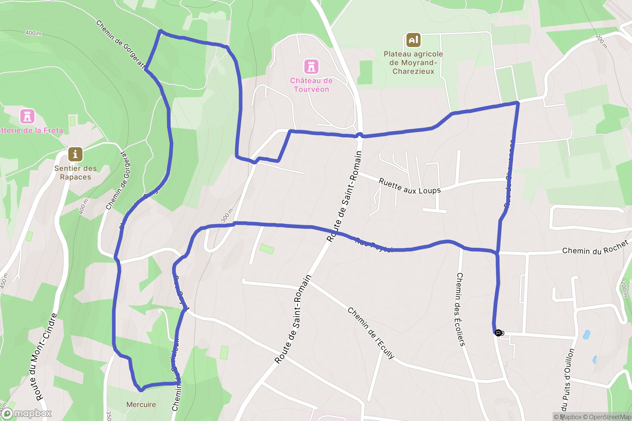 Collonges-au-Mont-d'Or: routekaart voor buitenactiviteiten - France