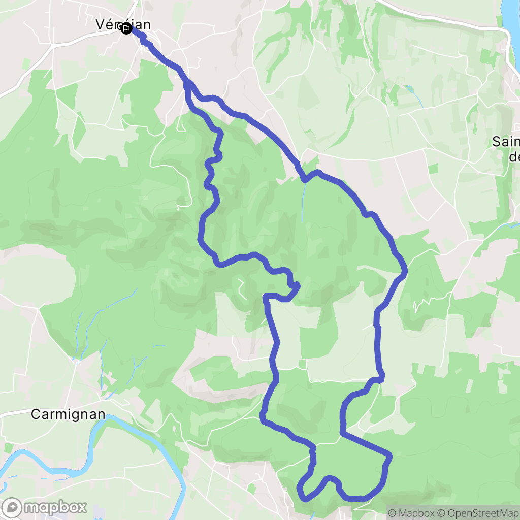 Vénéjan: routekaart voor buitenactiviteiten - France