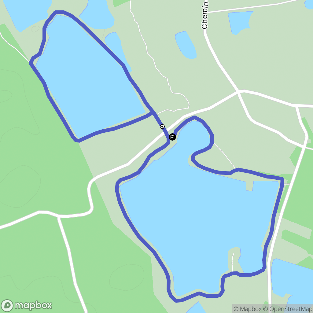Avensan : carte du parcours de randonnée - France