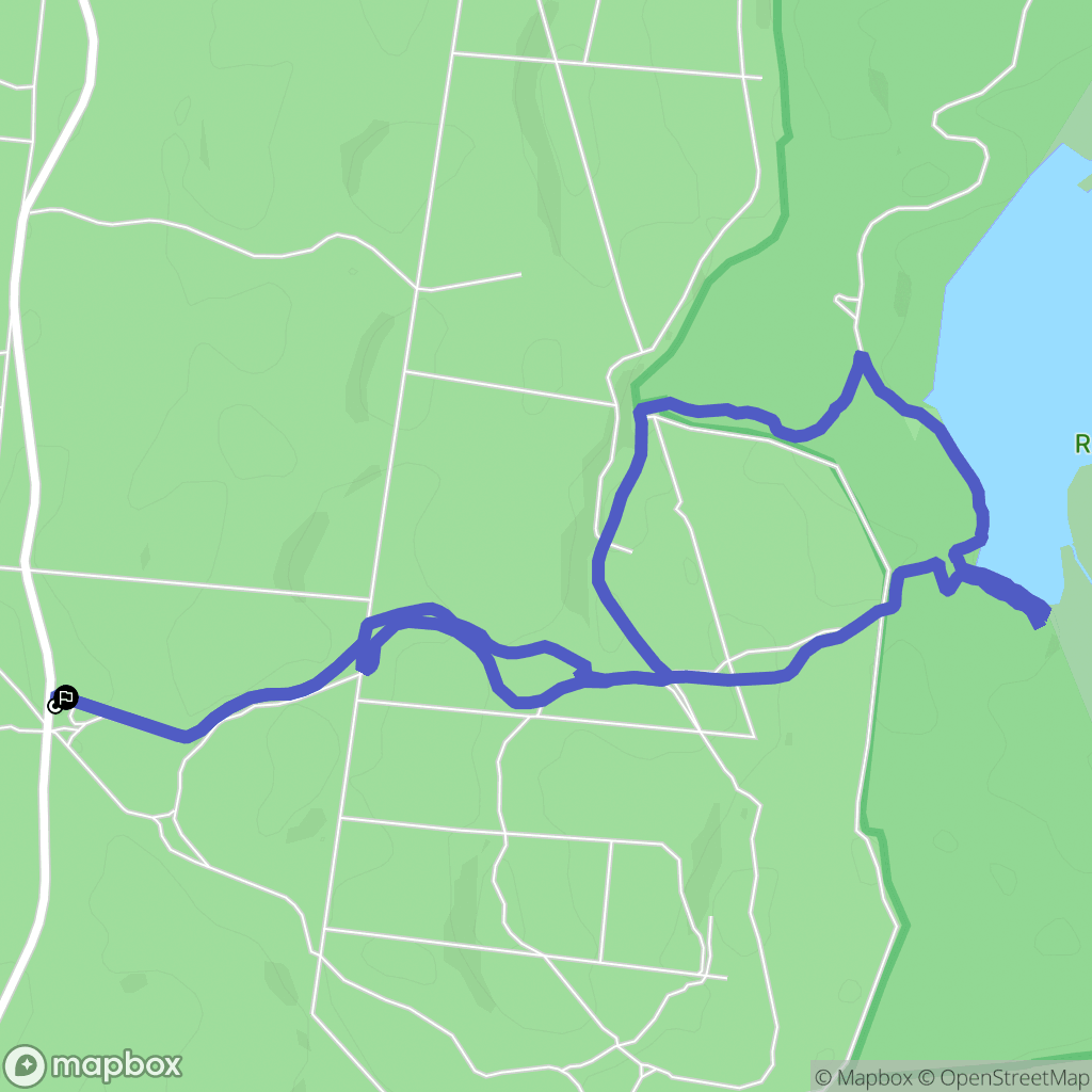 Marmande, Lacanau : carte du parcours de randonnée - France