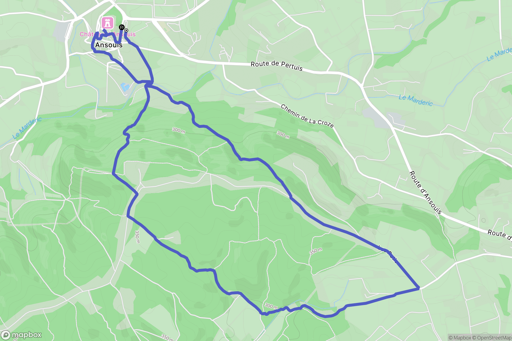 Ansouis: routekaart voor buitenactiviteiten - France