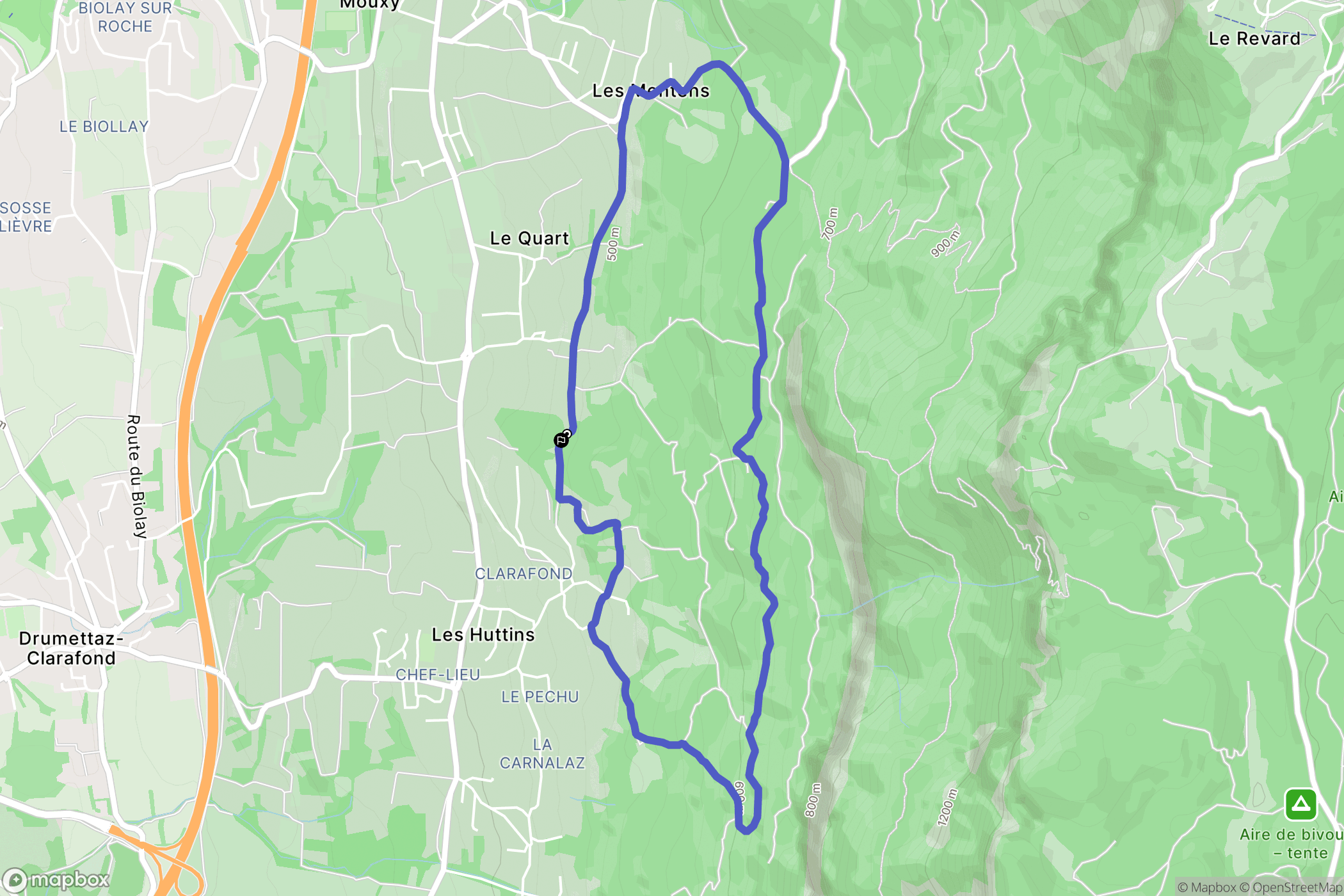 Drumettaz-Clarafond: routekaart voor buitenactiviteiten - France