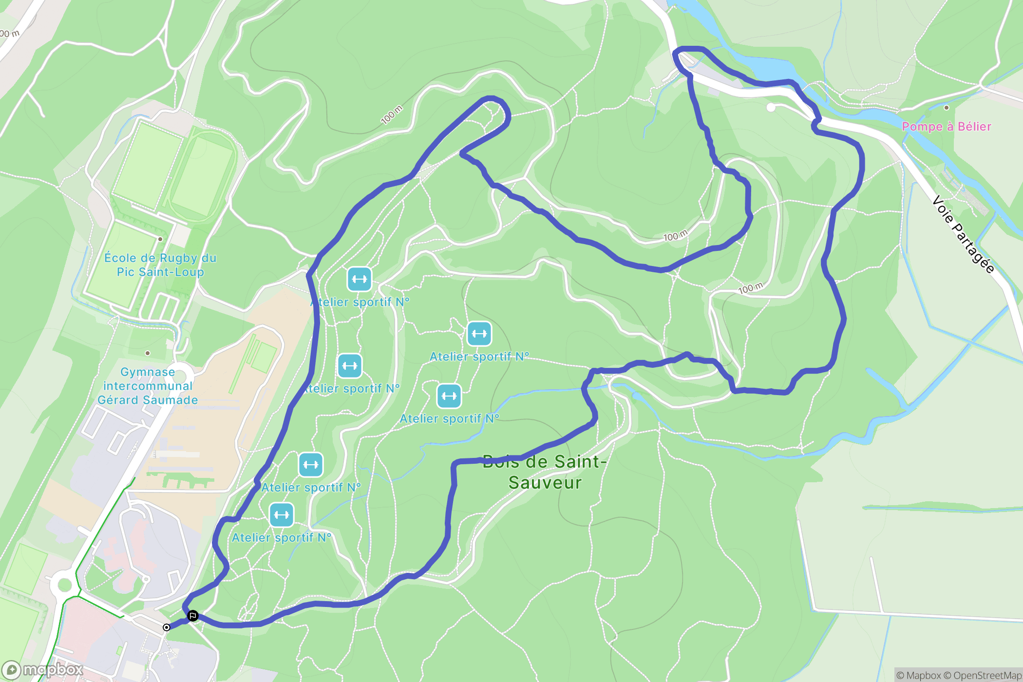 Saint-Clément-de-Rivière: routekaart voor buitenactiviteiten - France