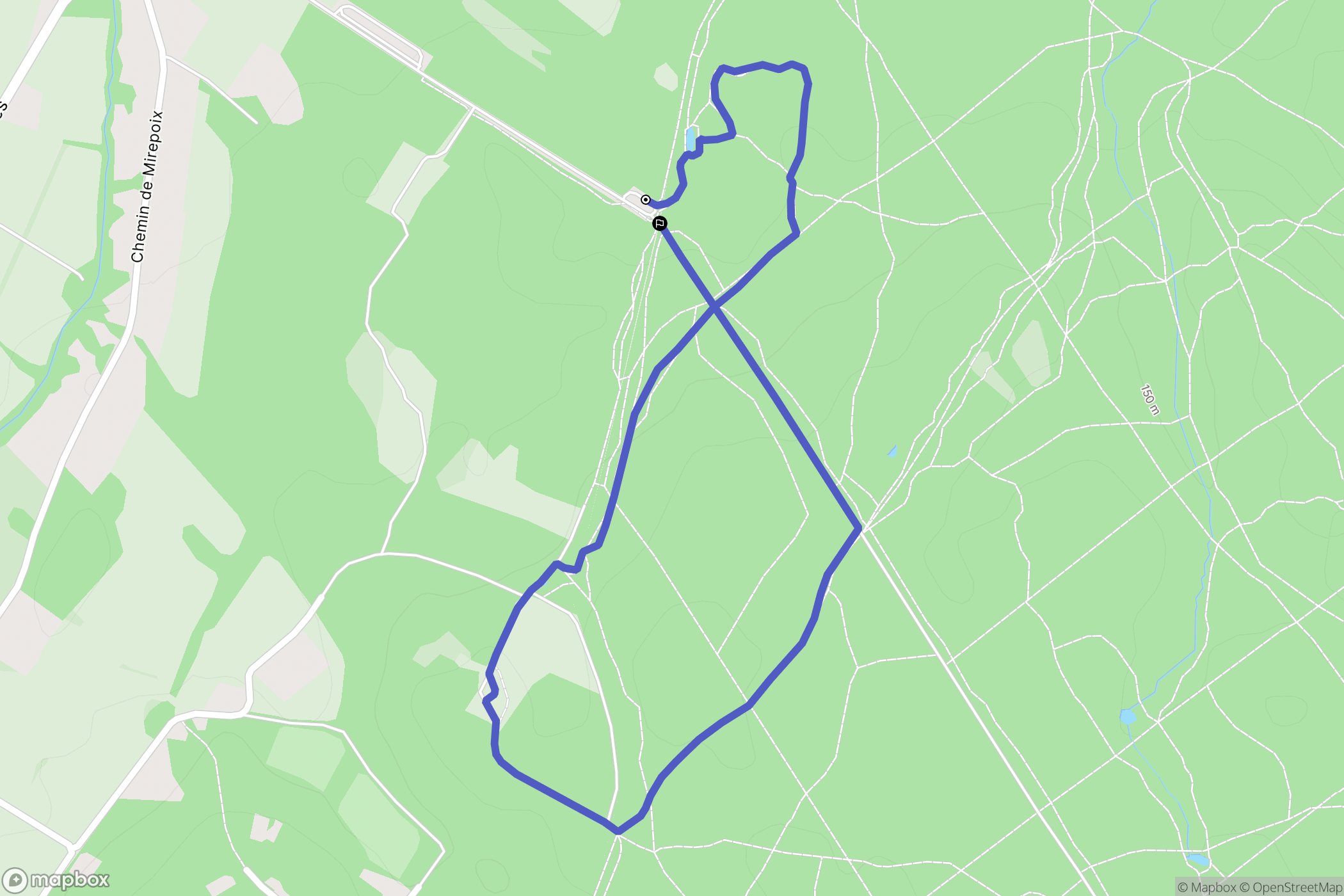 Laque de Moureau, Paulhac: routekaart voor buitenactiviteiten - France