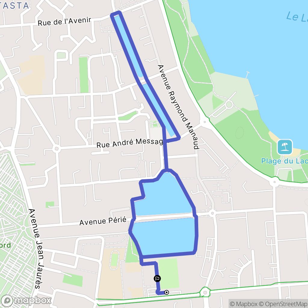 Bruges : carte du parcours de randonnée - France