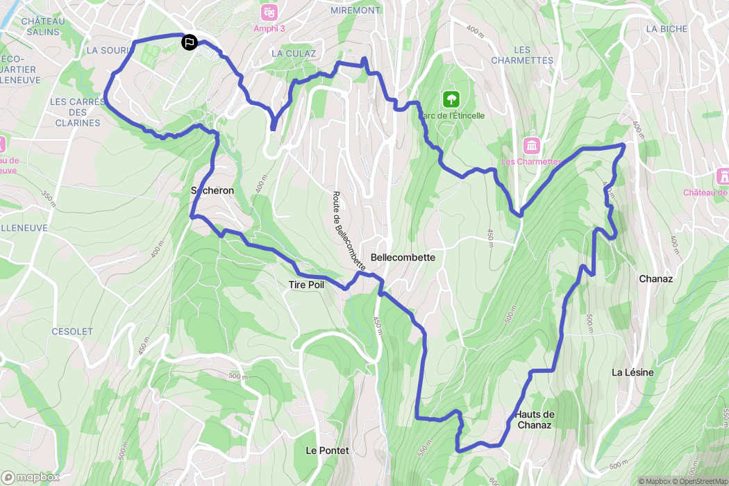 Jacob-Bellecombette: routekaart voor buitenactiviteiten - France