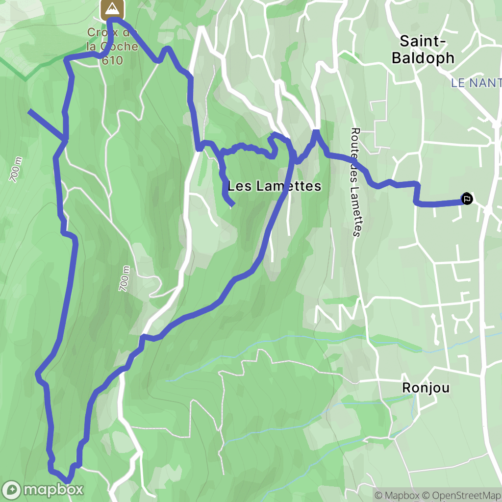 Saint-Baldoph: routekaart voor buitenactiviteiten - France