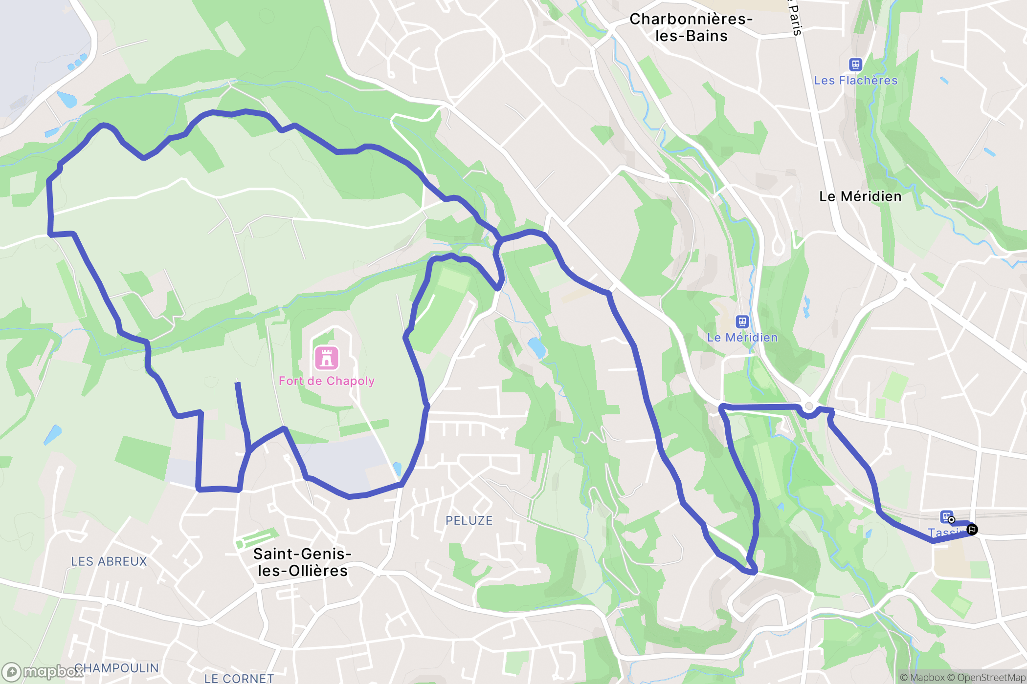 Tassin-la-Demi-Lune: routekaart voor buitenactiviteiten - France