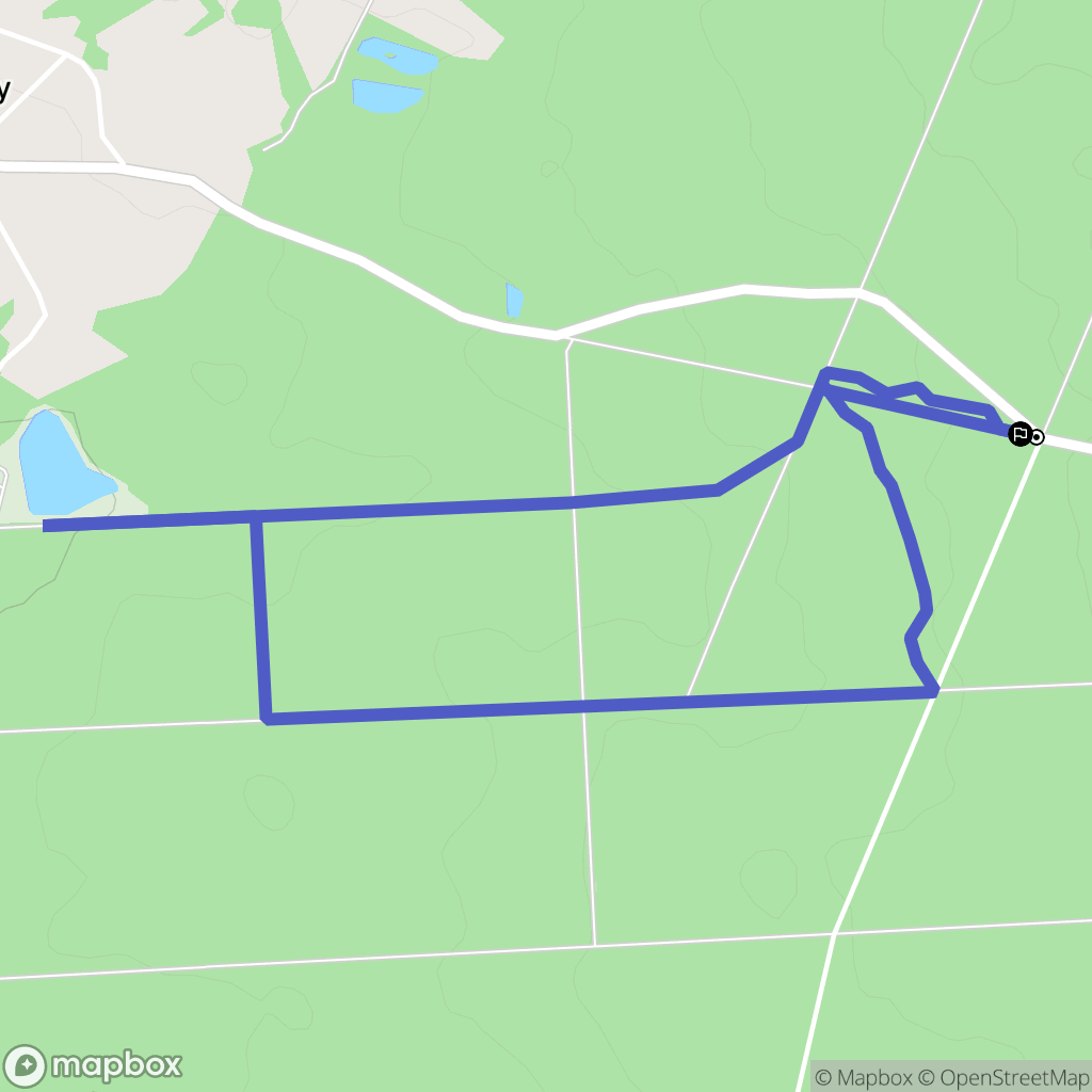 Allogny : carte du parcours de randonnée - France