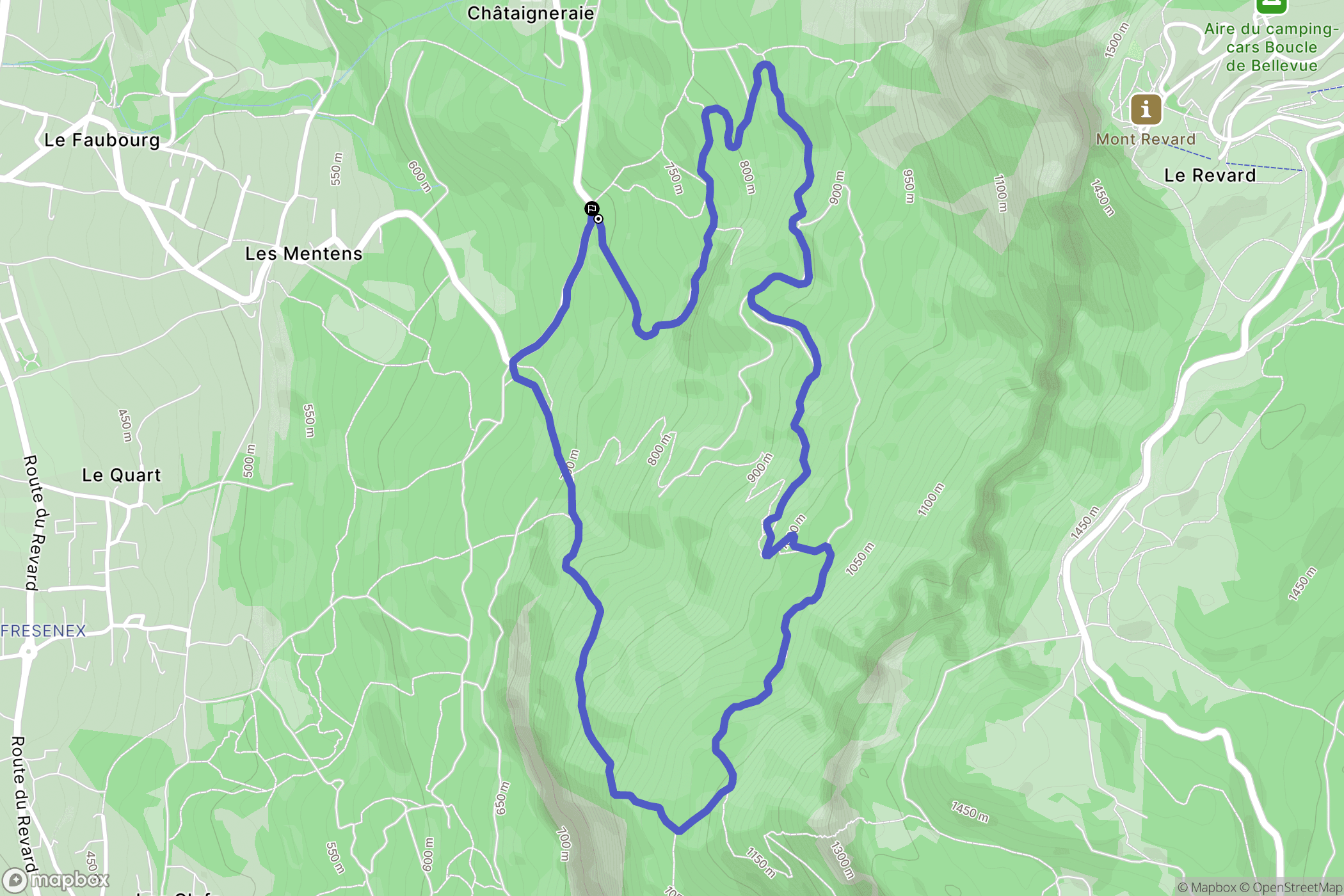 Mouxy: routekaart voor buitenactiviteiten - France