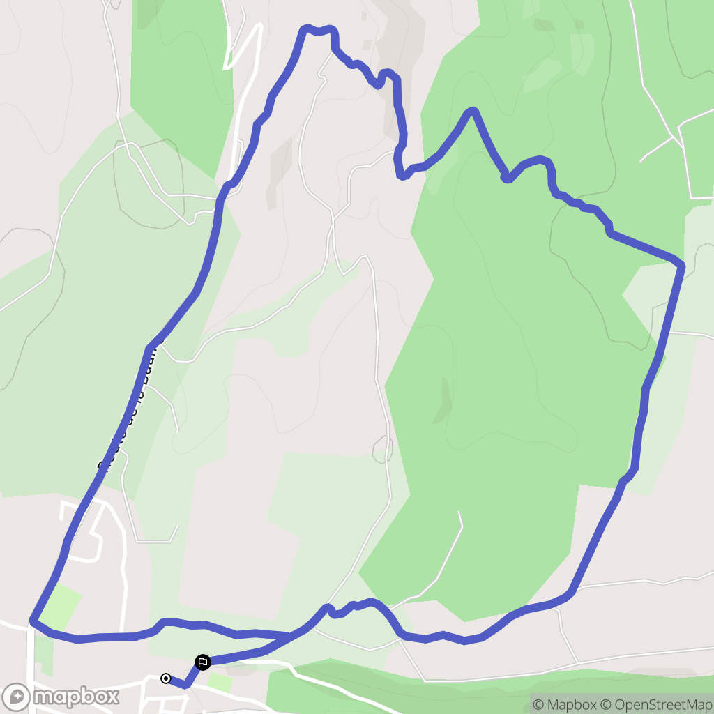 Poulx : carte du parcours de randonnée - France